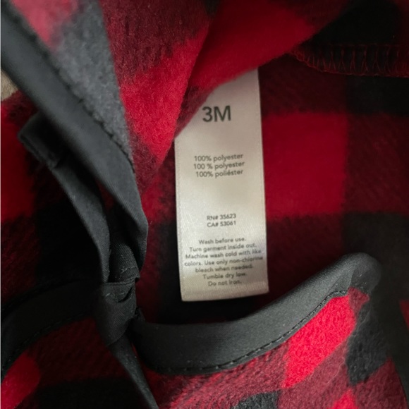 CARTER’S NWOT Baby Buffalo Check Vest 3 Months - Picture 4 of 9